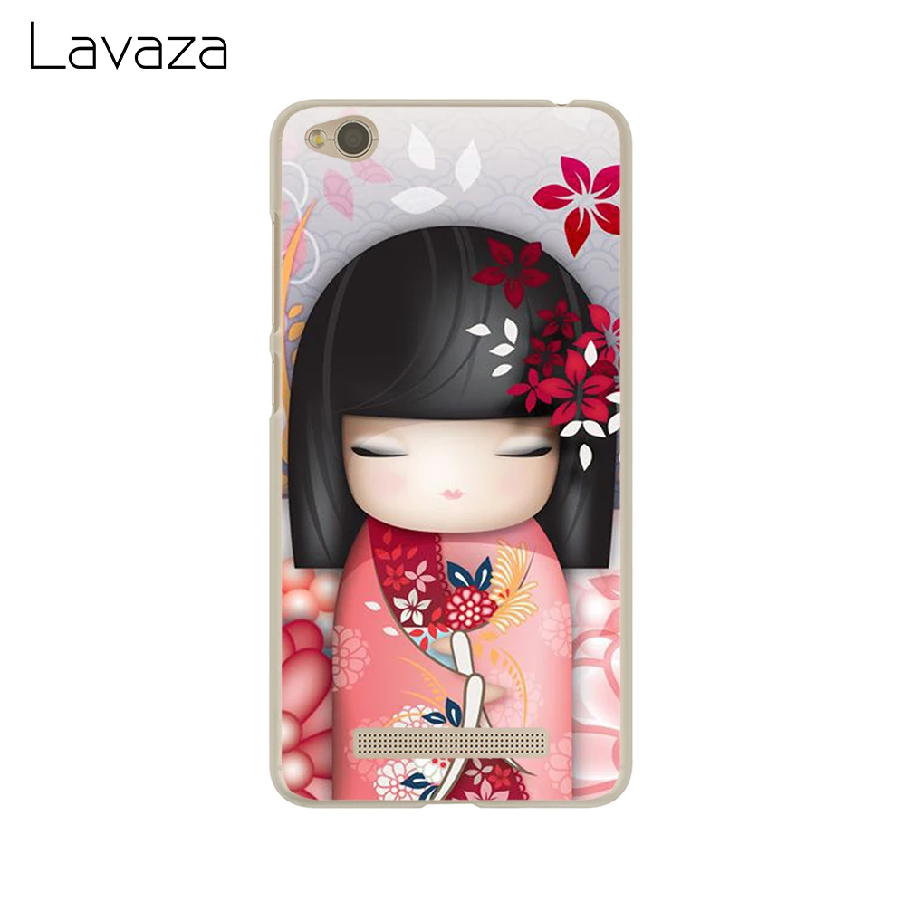 Lavaza Детская короткая футболка с героями из японского Kokeshi чехол для телефона Xiaomi