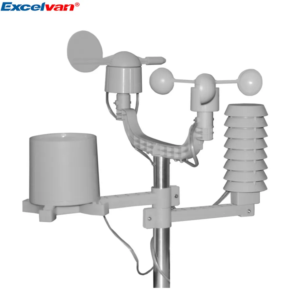 EXCELVAN Беспроводная метеостанция с расчетной температурой скорость ветра и