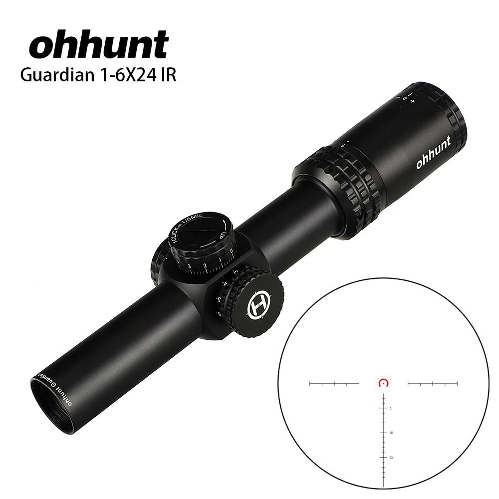 Ohhunt Guardian компактный охотничий прицел 25 4 мм или 30 трубка тактическая Оптика Fogproof
