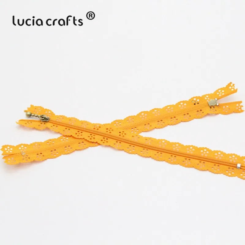 Lucia ремесла 20 см нейлон катушки красивые кружева молнии для DIY сумка портной канализации ремесло розничная J0301