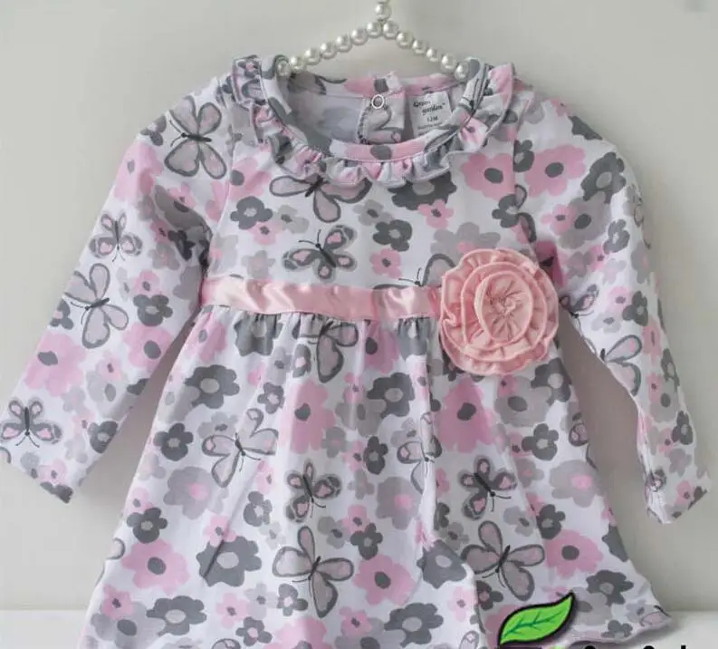 2016 г. лидер продаж новый комплект одежды для девочек детское платье с длинными