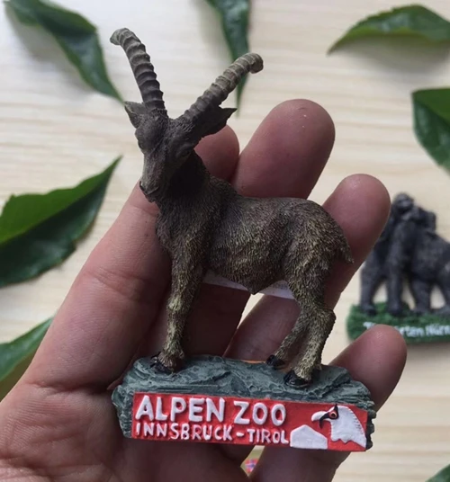 001 Ручная роспись ALPEN ZOO Orangutan 3D магниты на холодильник сувениры для туристов холодильник магнитные наклейки подарок - Цвет: 001