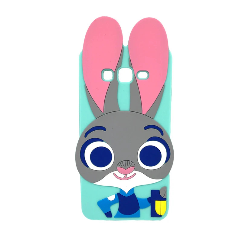 3D мультфильм Cat Чехол с единорогом для samsung J5 чехол силикон для samsung Galaxy J5 J5008 YC955 SM-J500F J500 J500F чехол для телефона - Цвет: Judy Rabbit