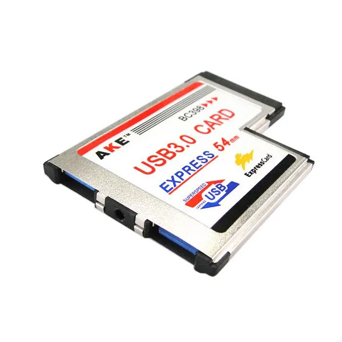 Новый L тип двойной порт USB 3 0 экспресс карта 34 мм адаптер для ноутбука N E C чип|adapter