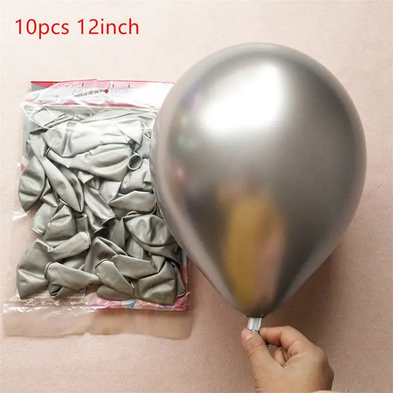 Latex Balloons 10pcs 10 шт./лот вечерние сумочки для подарков с изображением принцессы русалки, вечерние пластиковые сумочки для конфет, праздничные вечерние сумочки для детей - Цвет: Latex Balloons 10pcs