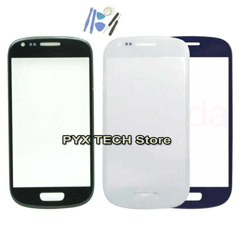 Для Samsung для Galaxy S3 Mini i8190 спереди Стекло Внешний объектива Панель Замена +