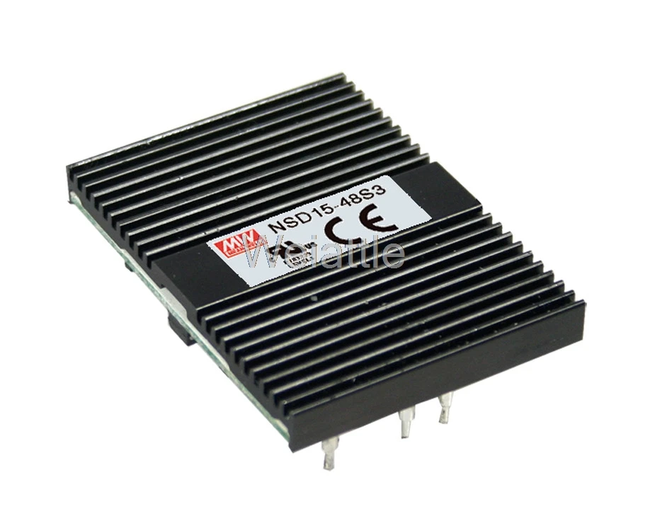

MEAN WELL original NSD15-48S3 3.3V 3.75A meanwell NSD15 3.3V 12.375W DC-DC Regulated Single Output Converter