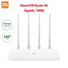 Оригинальный роутер Xiaomi Mi 4A Gigabit Edition 100M 1000M 2,4 GHz 5GHz WiFi ROM 16MB DDR3 64MB 128MB 4 антенны дистанционное управление с помощью приложения