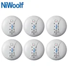 Пожарная сигнализация, датчик дыма, беспроводной, 433 МГц, для GSM-сигнализации, популярный дизайн