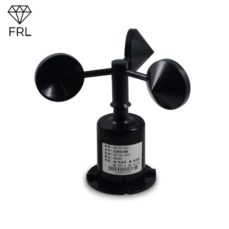 

Meteorological Three-cup Anemometer Pulse RS485modbus Wind Speed Transmitter Sensor Line Length 0.7m