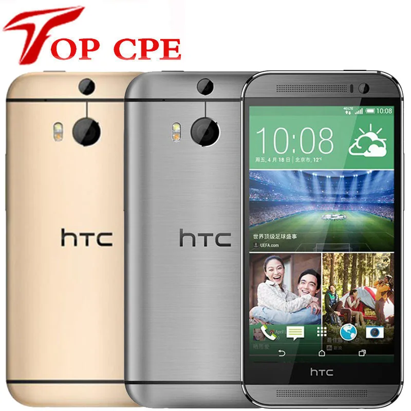 HTC ONE M8 смартфон с 5 дюймовым дисплеем четырёхъядерным процессором ОЗУ 2 Гб ПЗУ 16/32