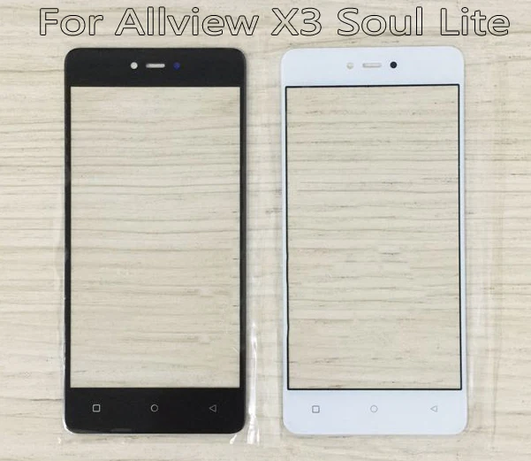 Черный/белый сенсорный экран дигитайзер для Allview X3 Soul Lite мобильный телефон