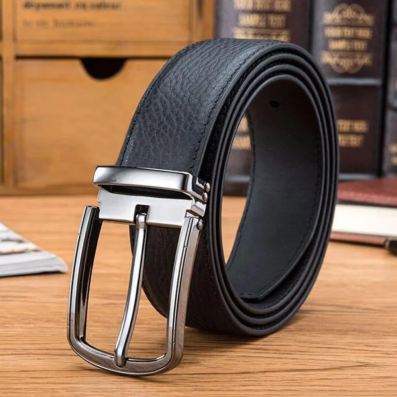 

Genuine Leather Men Belt High Grade Soft Cowskin Belts Luxury Male Jeans Belt Business Strap Quality Guarantee XKS030