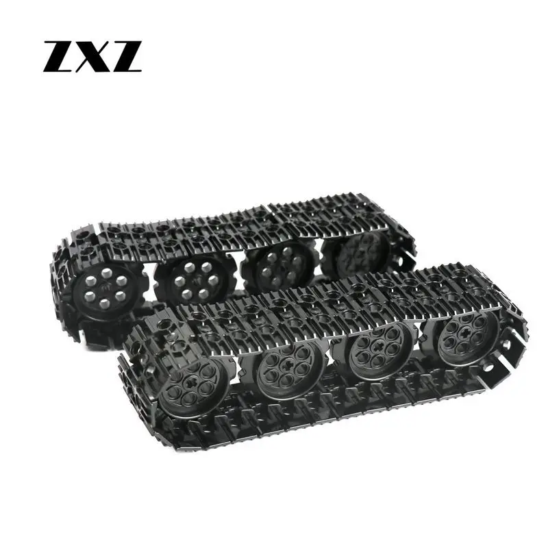 Технические гусеницы MOC строительные блоки экскаватор Танк колесо аксессуары