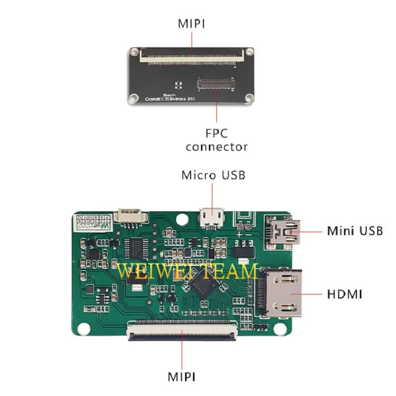 5,5 дюймов 2k ips дисплей панель 2560*1440 с небольшим размером HDMI к MIPI драйвер платы для Wanhao D7 ЖК-экран подсветка съемная