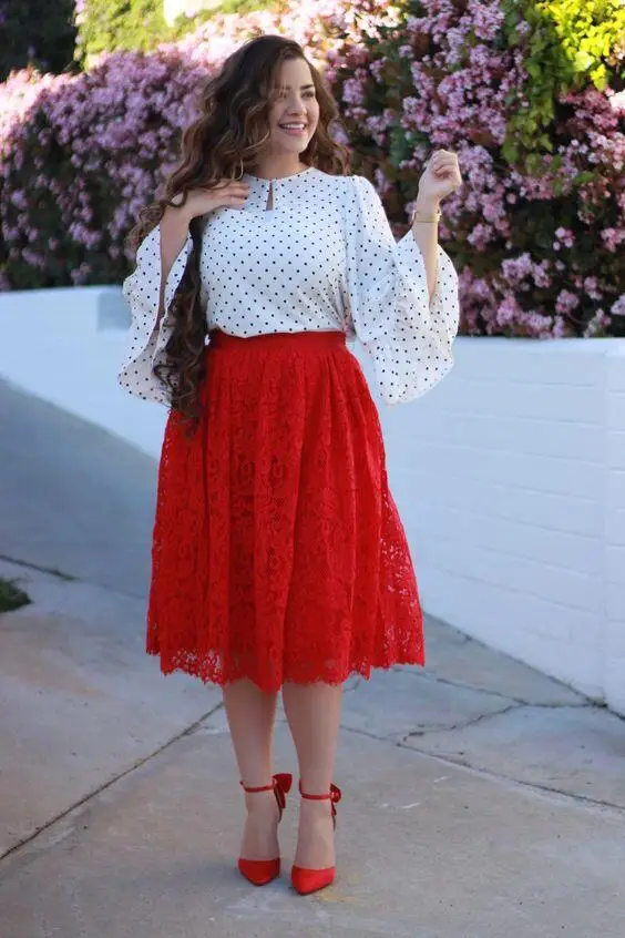 WBCTW Black Lace Autumn Skirts XXS-10XL Big Size High Waist A-Line Style Printed Elegant Party Skirt Midi Woman | Женская одежда