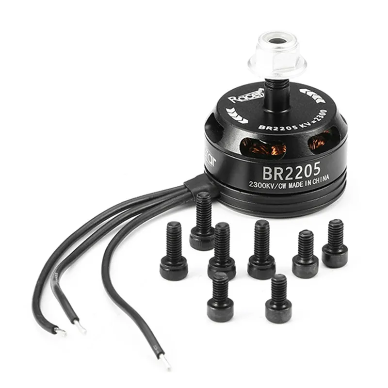 4 шт. 4x Racerstar Racing Edition 2205 BR2205 2300KV 2-4S бесщеточный двигатель черный для 210 X220 250 280 RC
