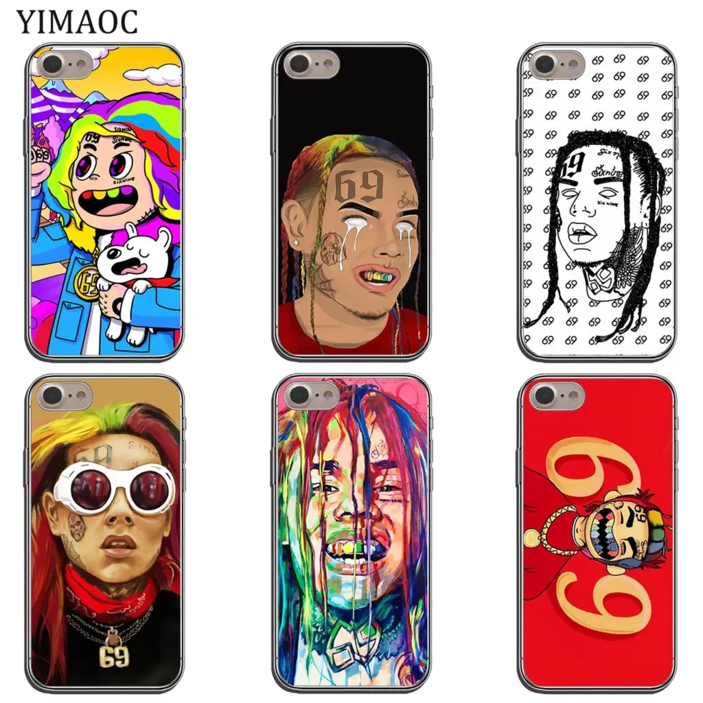 YIMAOC хип-хоп рэппер Tekashi 69 6ix9ine тонкий мягкий силиконовый чехол для телефона iPhone 11