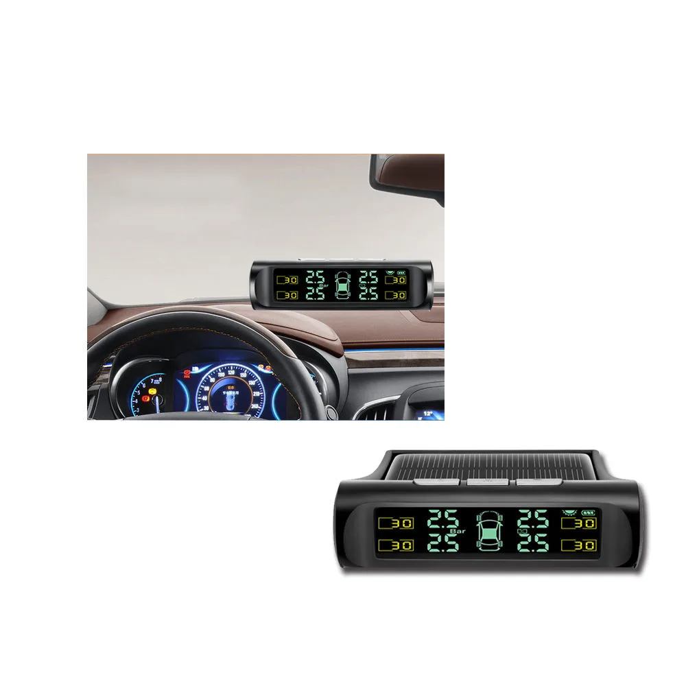 Ритм автомобильный TPMS система контроля давления в шинах солнечной энергии