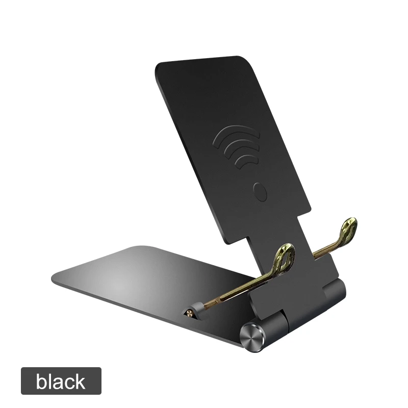 Black ESVNE держатель мобильного телефона для iPhone samsung Galaxy S9 S8 Xiaomi huawei Алюминиевый металлический Настольный телефон подставка планшет Suporte Celular - Цвет: Black