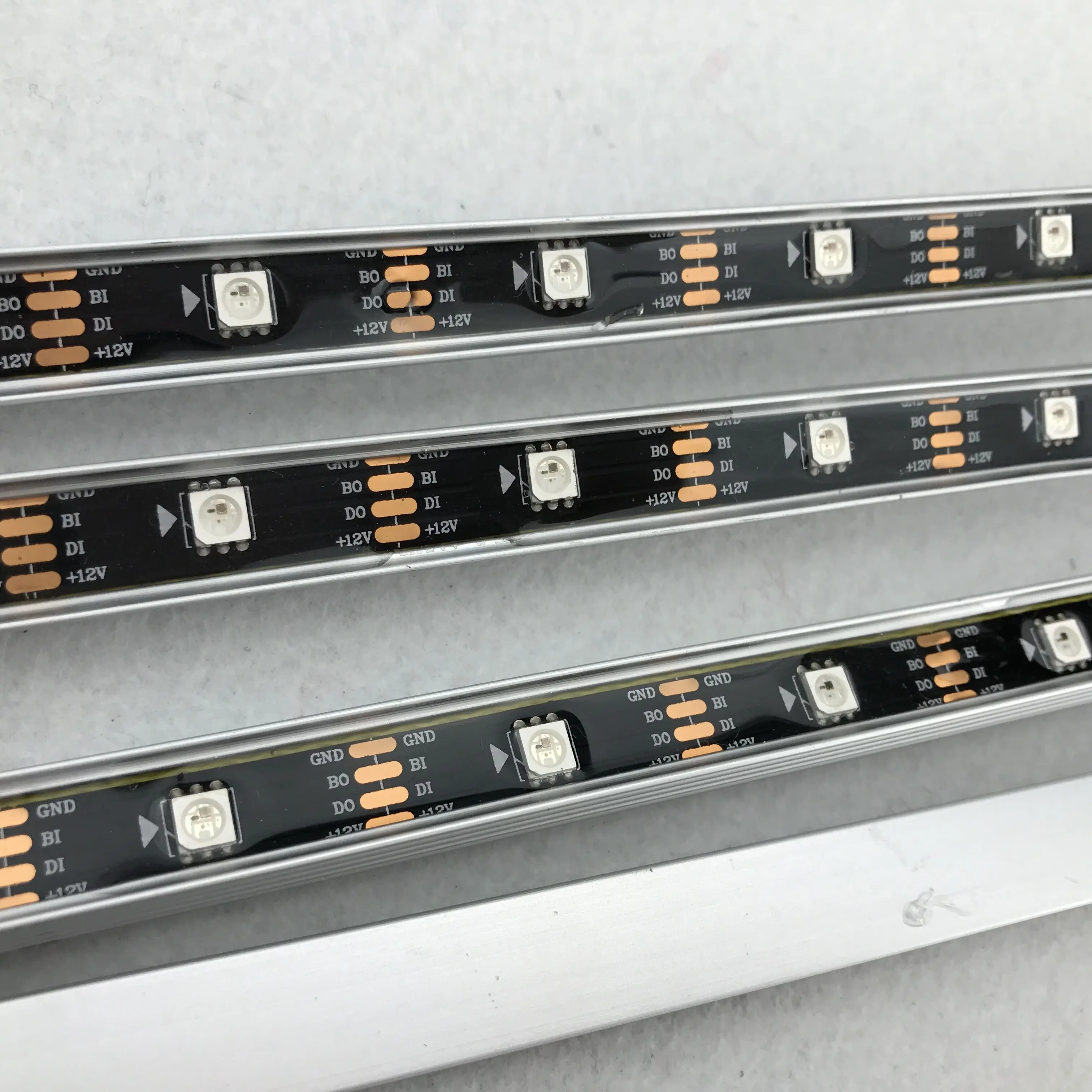WS2815 addressavke 1 м длина DC12V 30 светодиодов Цифровая Светодиодная панель света IP68