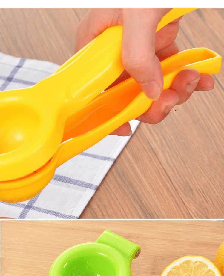 Пластмассовые лимонного цвета клип lemon соковыжималка многофункциональный