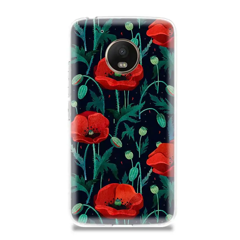 Зеленые растения тренд аксессуары чехол для телефона Motorola Moto G7 G6 G5S G5 E4 Plus G4 E5 Play Fit