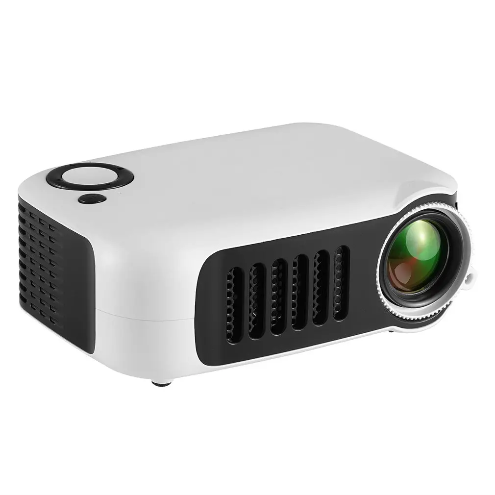 A2000 Мини пико проектор домашний 1080P HD HDMI USB несколько методов ввода три цвета для