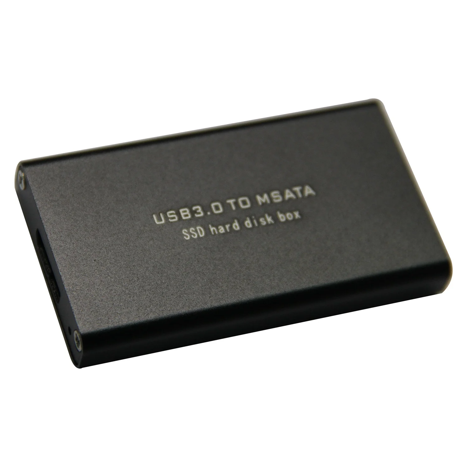 Ls-721M Портативный USB 3,0 для Msata Ssd жесткий диск коробка для 3060/3042 компьютера ПК ноутбука Внешняя память проводная - Цвет: Black