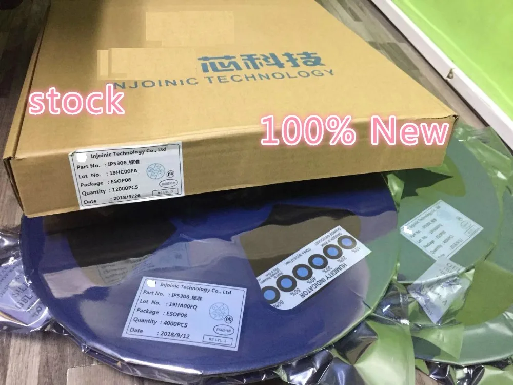 10 шт. новинка 100% оригинал IP5306 ESOP8 в наличии standard 4 2 V|Аксессуары для батарей и ЗУ| |
