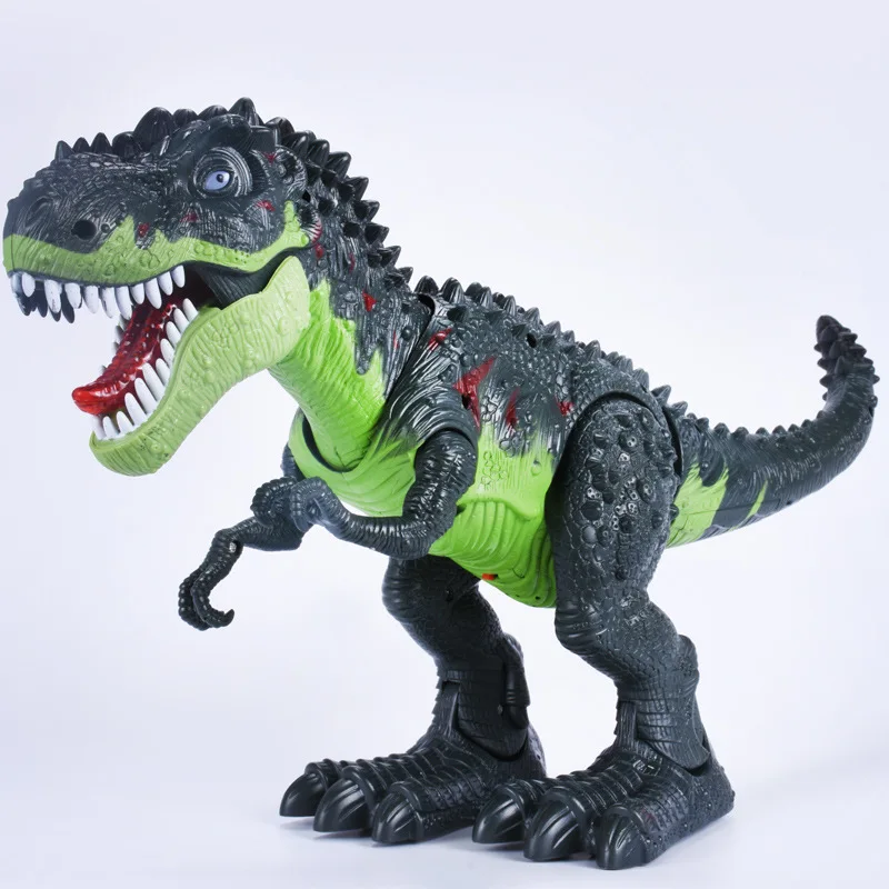 Электрический Динозавр мир Юрского периода говорящая игрушка T rex со вспышкой и