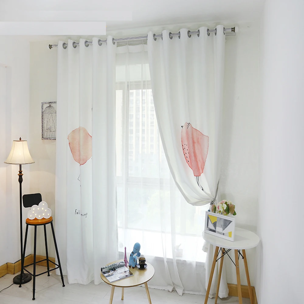 Выполненная на заказ 2х люверсов оконные драпировки Оконные Занавески для