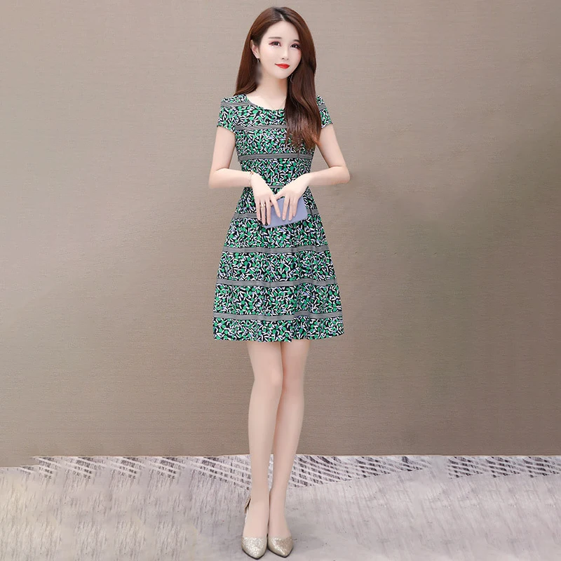 Женское платье Женский праздничный летний сарафан с принтом модный пляжный