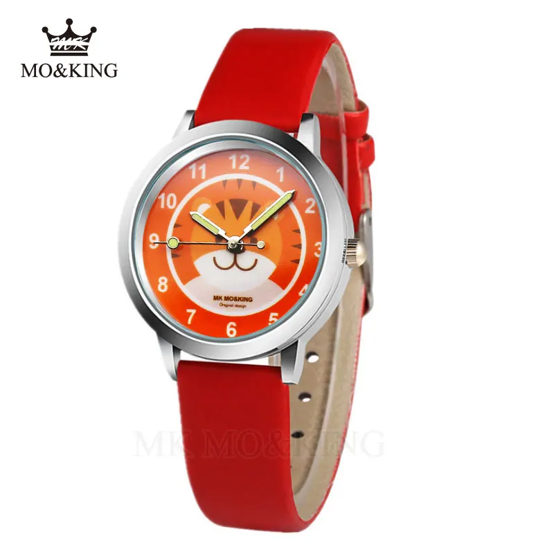 luxury brand women tiger children's boys girls kids Cartoon dog Quartz wrist watch Clock gifts bracelet relojes synoked kittyed |