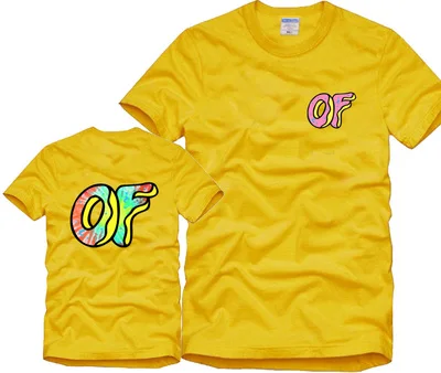 Новая футболка 2018 года! Странное будущее OFWGKTA Wang Wolf Gang хип хоп 100% хлопок с коротким