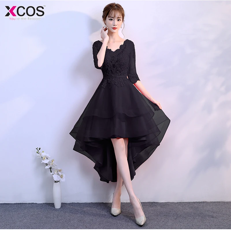 Короткие платья для выпускного вечера 2019 сексуальное черное платье