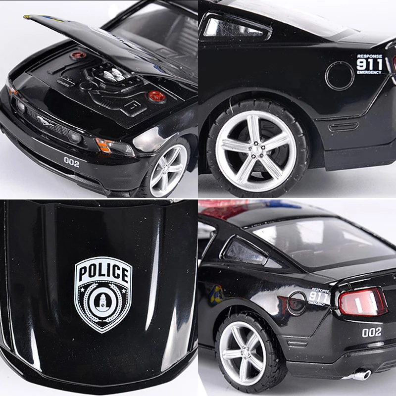 Модель автомобиля HOMMAT в масштабе 1:32 Ford Mustang GT литые под давлением и игрушечные