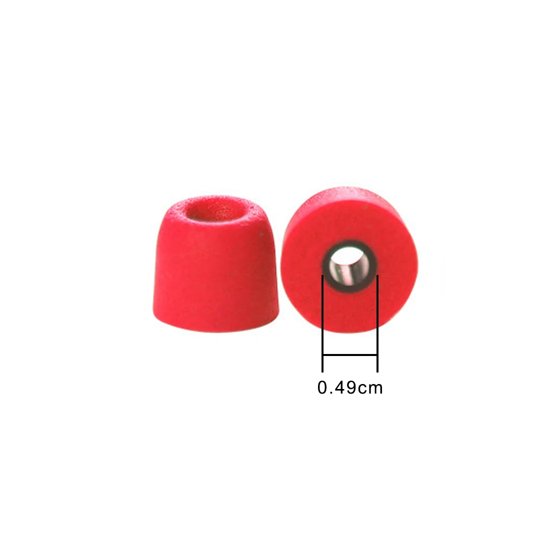 T400 red 1 пара(2 шт.) 5 мм T400 T100 шумоизоляционные пены памяти ушные наконечники для ушных вкладышей для ушных наушников наушники-вкладыши гарнитура аксессуары - Цвет: T400 red