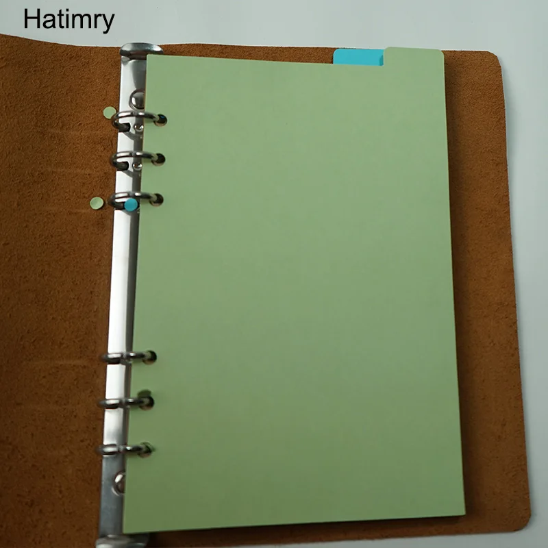 Hatimry 5 шт./лот милая разноцветная книжная книга A5 с 6 отверстиями школьные и