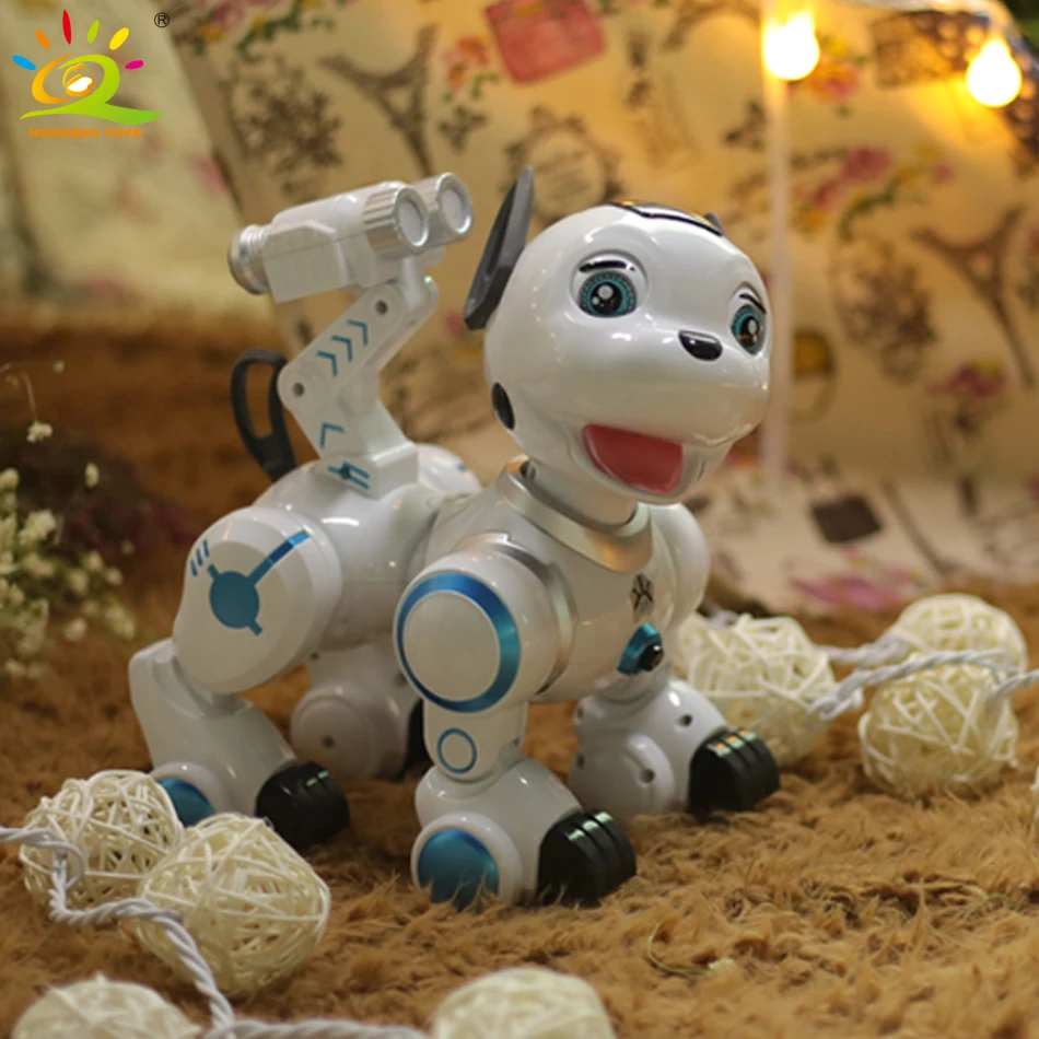 HUIQIBAO игрушки RC умная собака поет танец прогулки дистанционное управление