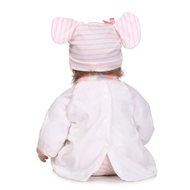 55 см ручной работы новорожденный девочка кукла выглядит реалистичные из мягкого