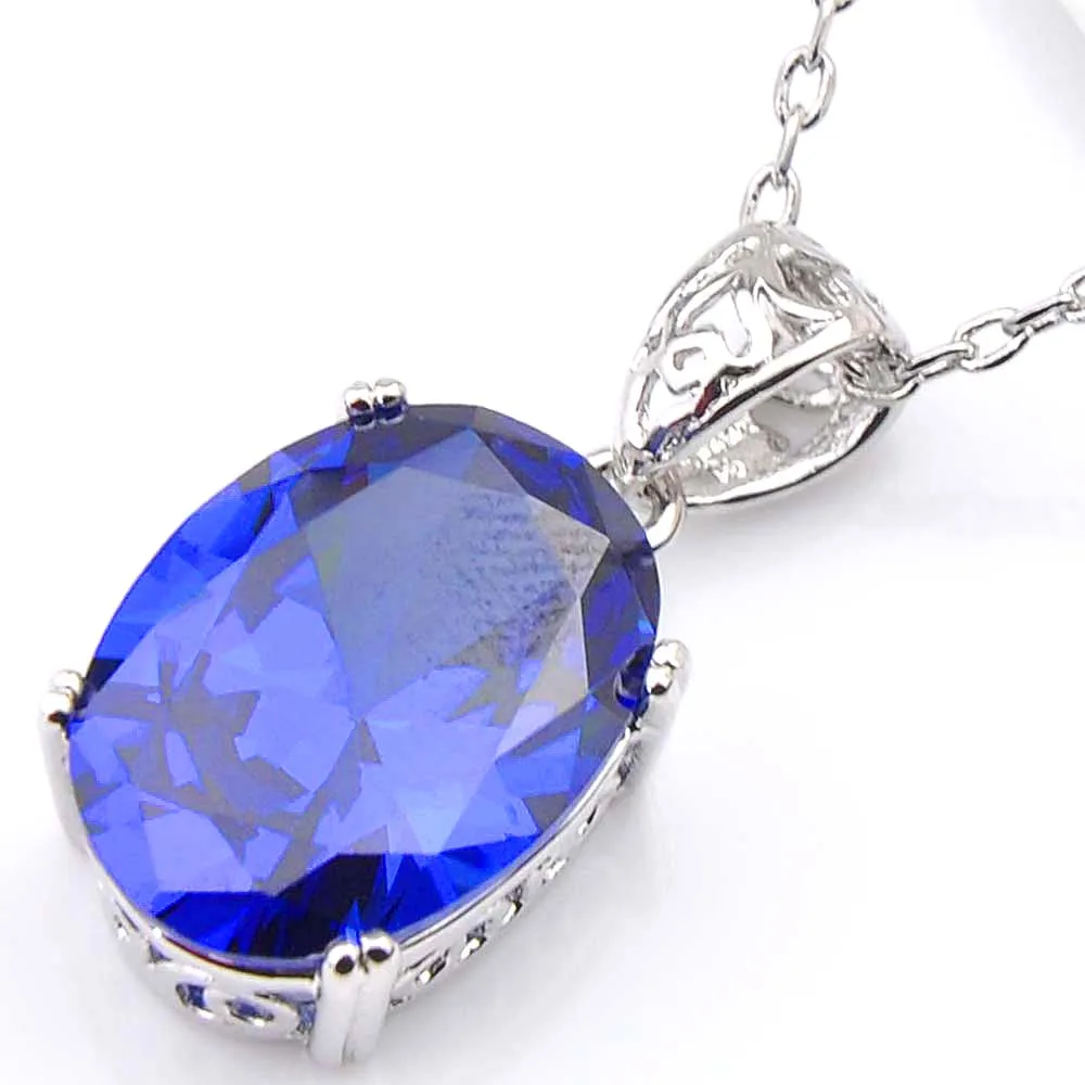 Подвески Luckyshine модные ювелирные украшения овальные розовые и белые подвески из