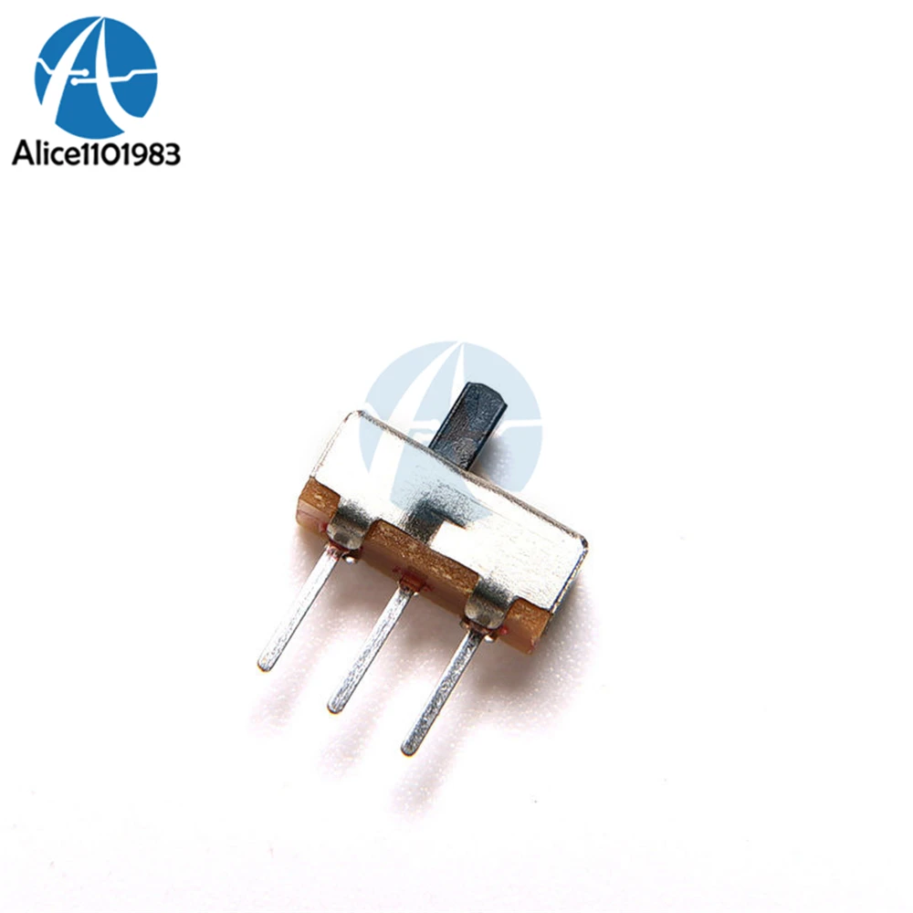 20 шт 3-контактный 1 полюс 2 пледы SS12D00G3 2 Позиция SPDT 1P2T PCB Панель Мини Вертикальный скользящий переключатель-слайдер привод DIY KIT