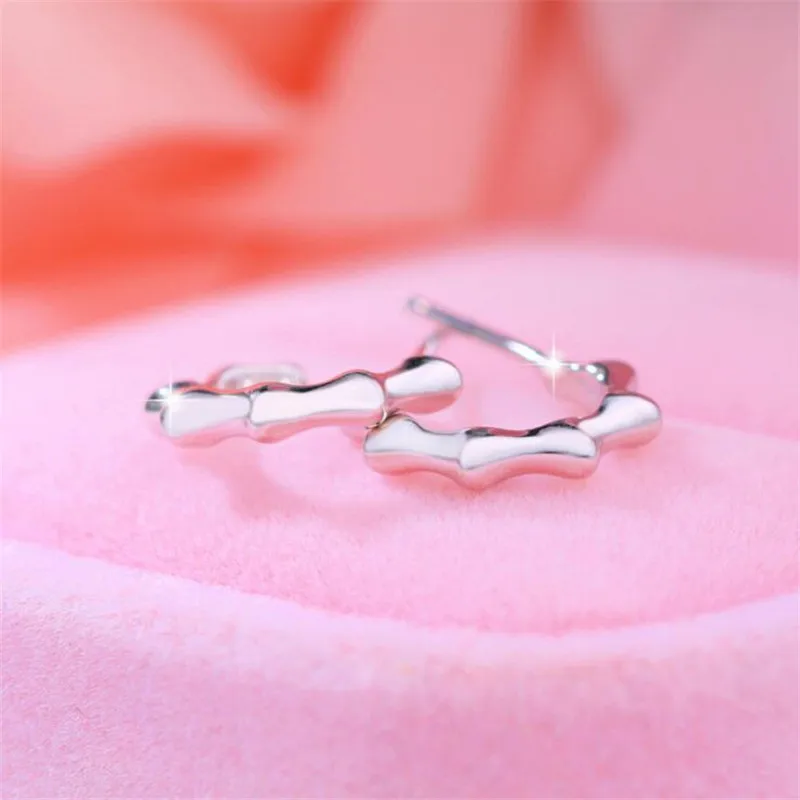 Beautiful New Exquisite Simple Fashion Jewelry 925 Sterling Silver Personality Bamboo Hypoallergenic Stud Earrings E188 | Украшения и