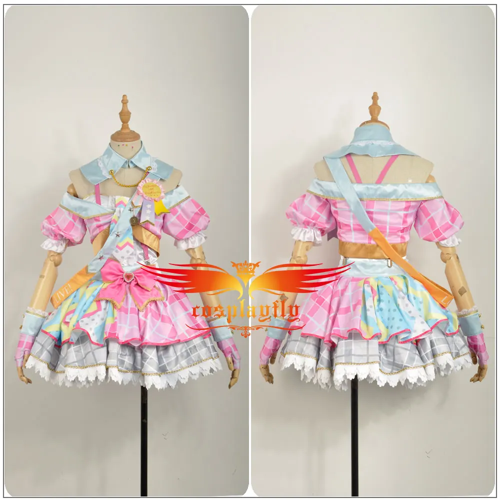 Love Live! Карнавальный костюм Kotori Minami розовый с юбкой для вечеринок|love live|dress cosplaycosplay
