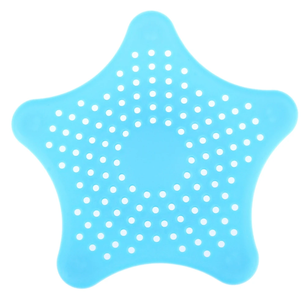 Blue Starfish Bathroom Hair Stopper Catcher Floor Drain Home Cleaning Kit of Sink Strainer Sewer Drainage Filter. | Дом и сад