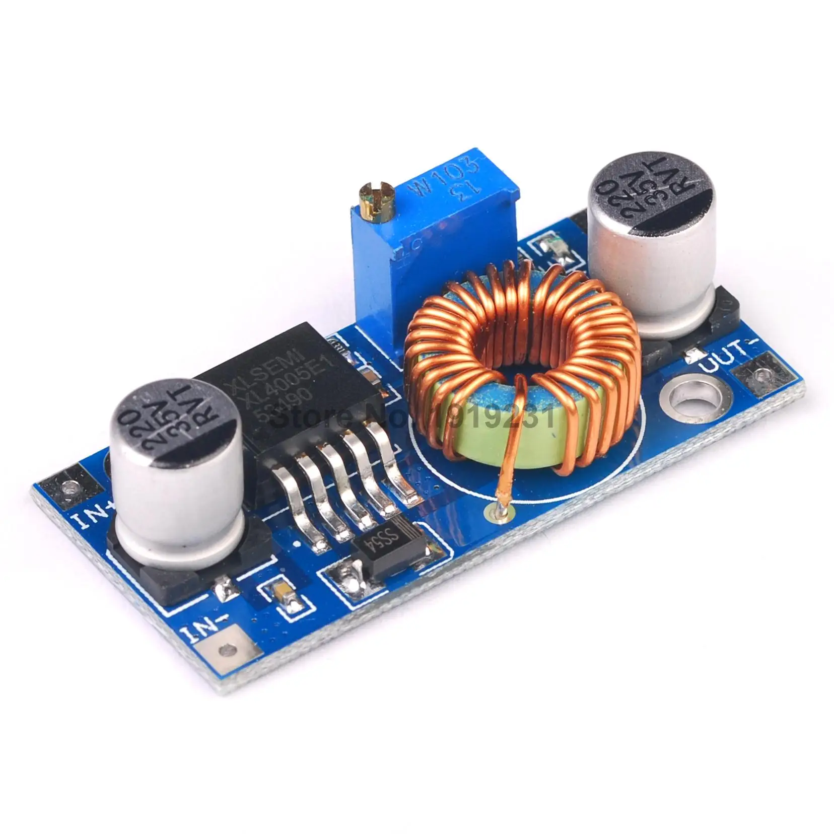 1 шт. XL4005 DSN5000 Beyond LM2596 Регулируемый понижающий модуль питания с DC 5A высокая сила