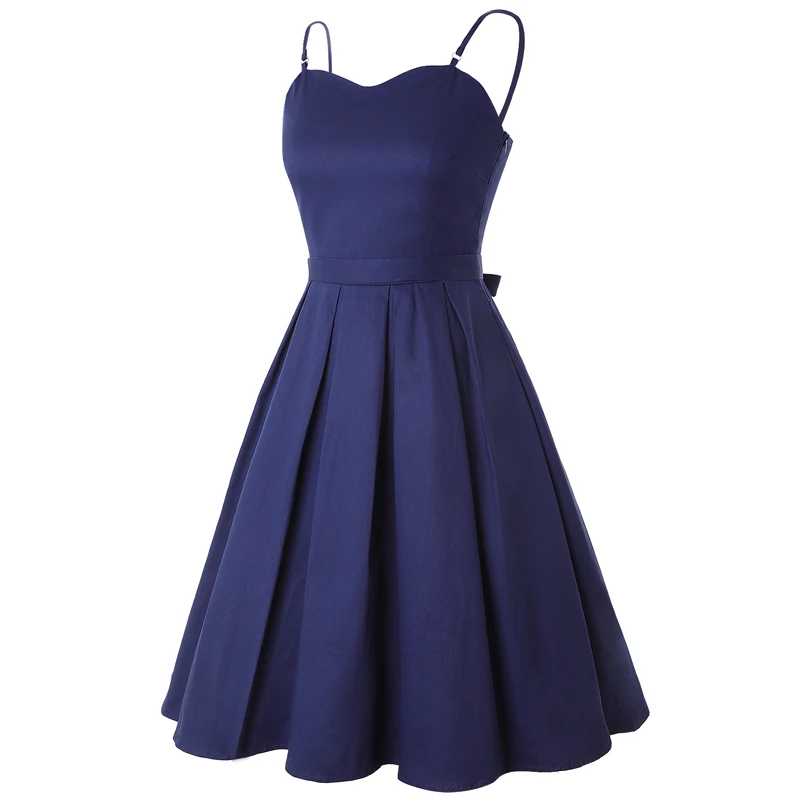MISSJOY летнее маленькое черное платье kawaii vestidos Бандажное элегантное женское сексуальное винтажное платье на бретельках 4XL Sukienki vestiti