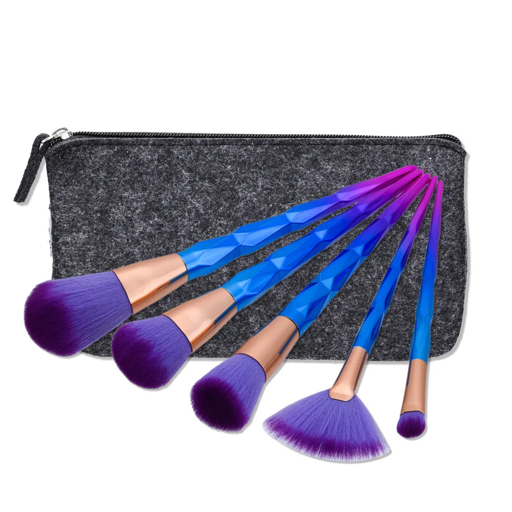 Creeze 5 шт. diamond Кисточки Макияж Расчёски для волос комплект Инструменты