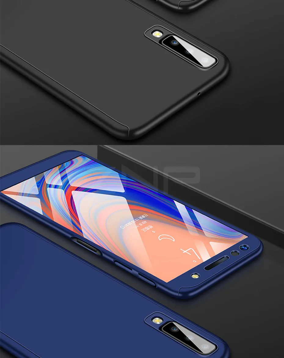 ZNP ударопрочный чехол для телефона на 360 градусов для samsung Galaxy A7 полный чехол для samsung A7 A750 защитный чехол s